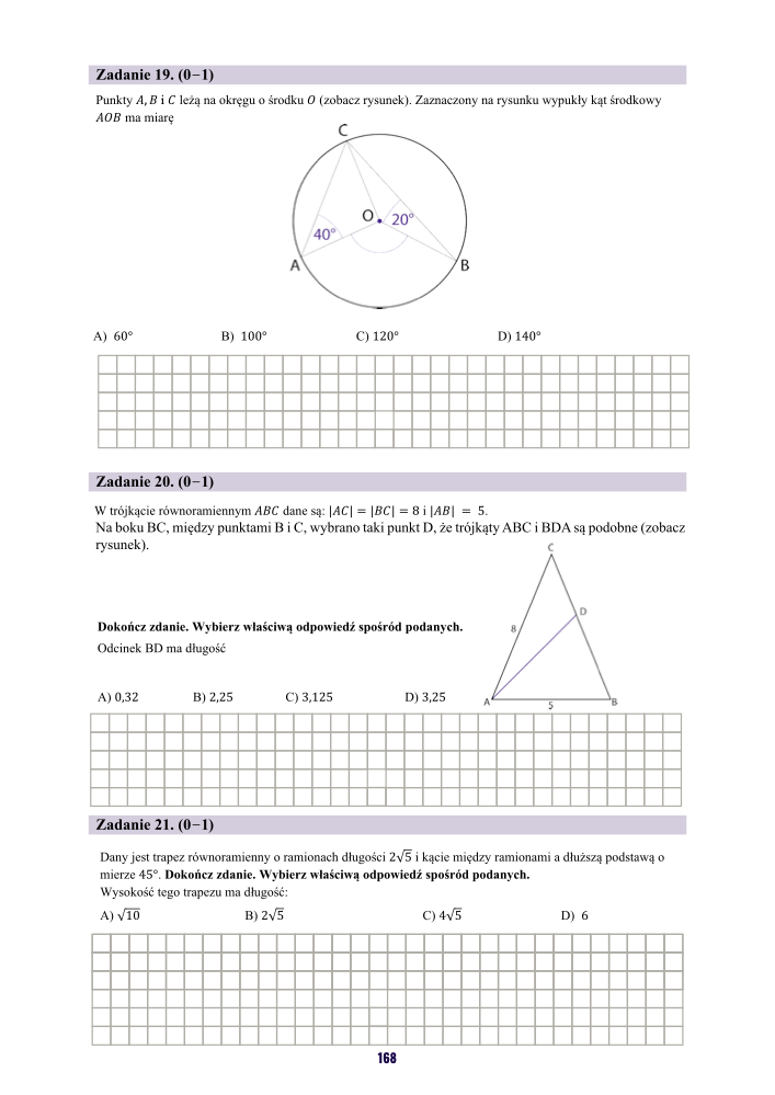 Podgląd zadań geometrycznych