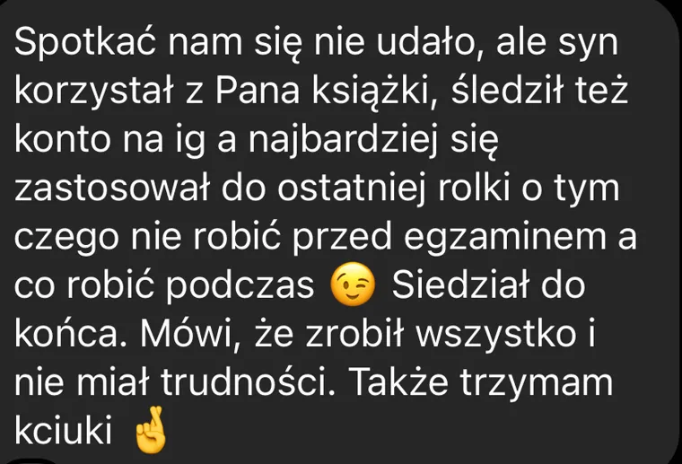 Opinia ucznia o materiałach Matematyki z Głową